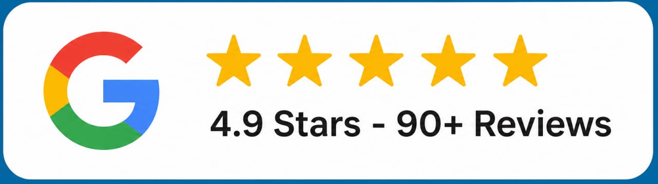 Google Reviews 4.9 Stars